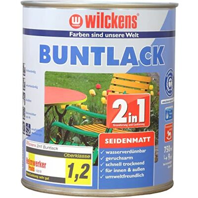 WILCKENS FARBEN - Holzlack 2in1 Buntlak seidenmatt - marron - Publicité WILCKENS FARBEN - Holzlack 2in1 Buntlak seidenmatt - marron - Publicité