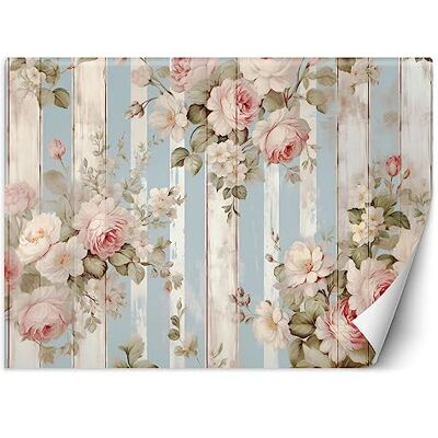 Feeby Papier Peint Intissé Fleurs Vintage 300x210 cm rose XXL Moderne Décoration Murale Tableaux Muraux Tapisserie Salon Chambre à coucher Shabby Chic Rustique - Publicité Feeby Papier Peint Intissé Fleurs Vintage 300x210 cm rose XXL Moderne Décoration Murale Tableaux Muraux Tapisserie Salon Chambre à coucher Shabby Chic Rustique - Publicité
