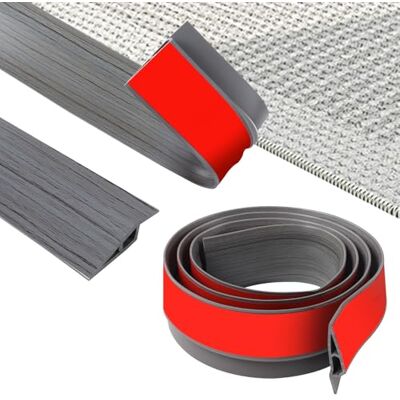 ztowoto 200cm PVC Barre De Seuil,Flexible Seuil De Porte Adhesif AntidéRapant, Moquette Transition de Seuil Pour RevêTement De Sol,Portes, Carrelage,Bois (Largeur:7cm-Grain De Bois Gris Foncé-A5015) - Publicité ztowoto 200cm PVC Barre De Seuil,Flexible Seuil De Porte Adhesif AntidéRapant, Moquette Transition de Seuil Pour RevêTement De Sol,Portes, Carrelage,Bois (Largeur:7cm-Grain De Bois Gris Foncé-A5015) - Publicité