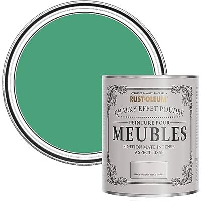 Rust-Oleum Peinture Verte pour Meubles Chalky, Mat Effet Poudré Émeraude 750ml - Publicité Rust-Oleum Peinture Verte pour Meubles Chalky, Mat Effet Poudré Émeraude 750ml - Publicité
