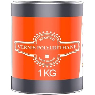 BEKATEQ BK-635PU Vernis de sol PU polyuréthane incolore brillant 1kg I Revêtement de sol & scellement pour béton, tapis de pierre, bois & carrelage I Résistant aux UV & à la chaleur, séchage rapide - Publicité BEKATEQ BK-635PU Vernis de sol PU polyuréthane incolore brillant 1kg I Revêtement de sol & scellement pour béton, tapis de pierre, bois & carrelage I Résistant aux UV & à la chaleur, séchage rapide - Publicité