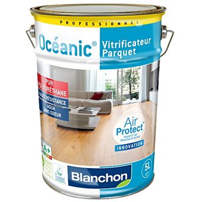Vitrificateur Oceanic Air Protect Blanchon - Bois brut - Publicité Vitrificateur Oceanic Air Protect Blanchon - Bois brut - Publicité