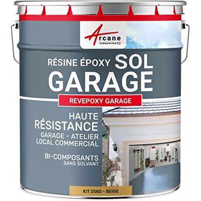 Arcane Industries Revepoxy Garage - Peinture époxy 25kg Beige - Publicité Arcane Industries Revepoxy Garage - Peinture époxy 25kg Beige - Publicité