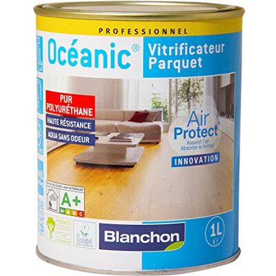 Blanchon Oceanic Air Protect Satin Vitrificateur - Vernis pour bois - Publicité Blanchon Oceanic Air Protect Satin Vitrificateur - Vernis pour bois - Publicité
