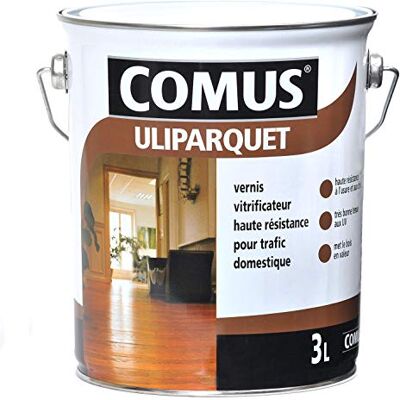 comus Uliparquet Brillant Incolore 0.75L Vernis Vitrificateur haute résistance pour Trafic Domestique - Publicité comus Uliparquet Brillant Incolore 0.75L Vernis Vitrificateur haute résistance pour Trafic Domestique - Publicité