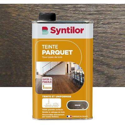Syntilor Teinte Parquet Wengé 1L - Publicité Syntilor Teinte Parquet Wengé 1L - Publicité