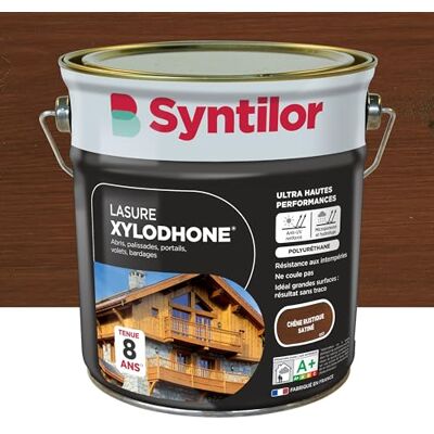 Syntilor Lasure Xylodhone® Ultra Hautes Performances 8 Ans Chêne Rustique Satiné 2,5L - Publicité Syntilor Lasure Xylodhone® Ultra Hautes Performances 8 Ans Chêne Rustique Satiné 2,5L - Publicité