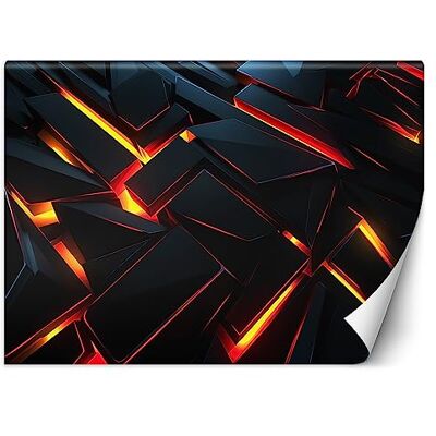 Feeby Papier Peint Intissé Formes Géométriques 250x175 cm noir XXL Moderne Décoration Murale Tableaux Muraux Tapisserie Salon Chambre à coucher Joueur Garçon Enfants - Publicité Feeby Papier Peint Intissé Formes Géométriques 250x175 cm noir XXL Moderne Décoration Murale Tableaux Muraux Tapisserie Salon Chambre à coucher Joueur Garçon Enfants - Publicité