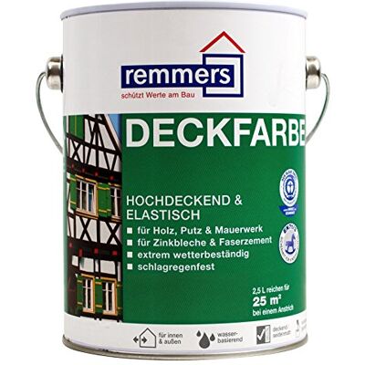 Remmers Peinture de recouvrement gris basalte (RAL 7012) 2,5 l Peinture de protection contre les intempéries De nombreuses surfaces Très couvrante et résistante aux intempéries - Publicité Remmers Peinture de recouvrement gris basalte (RAL 7012) 2,5 l Peinture de protection contre les intempéries De nombreuses surfaces Très couvrante et résistante aux intempéries - Publicité