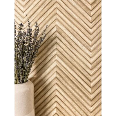 Newroom papier peint intissé beige aspect bois nature salon moderne - Publicité Newroom papier peint intissé beige aspect bois nature salon moderne - Publicité