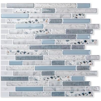 Art3d 10 Feuilles Carrelage Adhesif Mural Auto-Adhésif Carrelage Imperméable , 30 x 30 cm - Publicité Art3d 10 Feuilles Carrelage Adhesif Mural Auto-Adhésif Carrelage Imperméable , 30 x 30 cm - Publicité