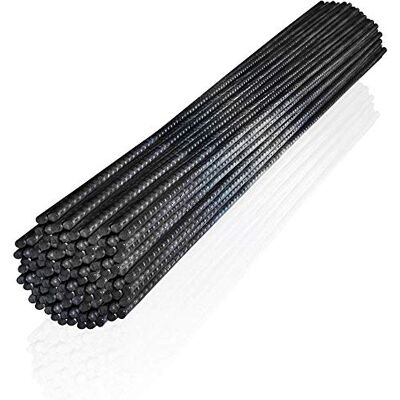 x-trade Lot de 10 barres de renfort en acier – Fer à béton 6 mm x 1 m pour armatures, construction et maçonnerie - Publicité x-trade Lot de 10 barres de renfort en acier – Fer à béton 6 mm x 1 m pour armatures, construction et maçonnerie - Publicité