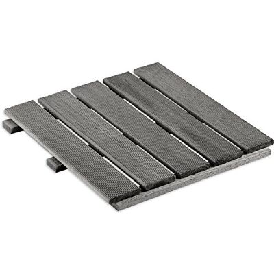 Gartenwelt Riegelsberger Dalle de Patio Pin Gray KDI 50x50cm Carrelage Bois Balcon Terrasse - Publicité Gartenwelt Riegelsberger Dalle de Patio Pin Gray KDI 50x50cm Carrelage Bois Balcon Terrasse - Publicité