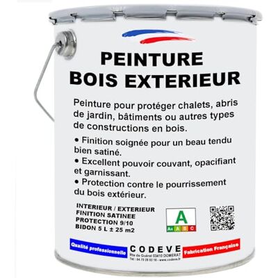 Codève bois Peinture Bois Exterieur Codeve Bois/RAL 5012 Bleu clair 5L Intérieur/extérieur Extérieures Pour La Protection D'un Chalet, Abri, Garage, Cabane. Publicité Codève bois Peinture Bois Exterieur Codeve Bois/RAL 5012 Bleu clair 5L Intérieur/extérieur Extérieures Pour La Protection D'un Chalet, Abri, Garage, Cabane. Publicité