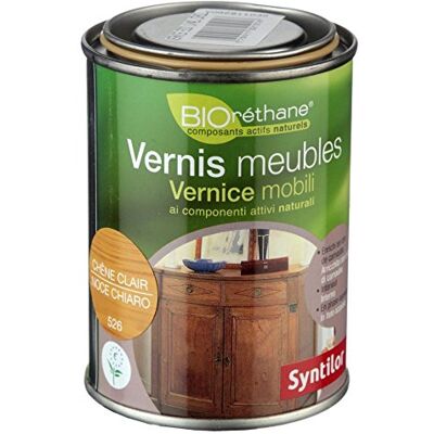 Syntilor Blanchon Sa () Vernis Meuble Biorethane Chene Clair 0.25L - Publicité Syntilor Blanchon Sa () Vernis Meuble Biorethane Chene Clair 0.25L - Publicité