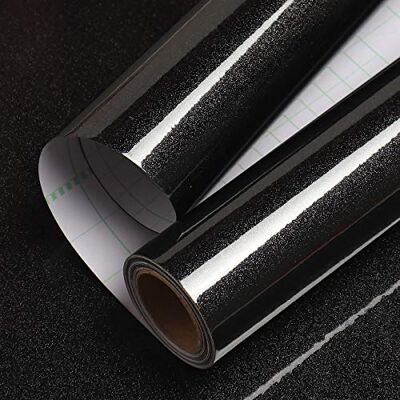 Livelynine Rouleau Adhesif Noir Brillant pour Meuble Covering Noir Brillant Papier Peint Adhésif Rouleau Adhesif Decoratif Cuisine Vynile Adhesif Noir Papier Vinyl Autocollant pour Meuble 40CM*2M - Publicité Livelynine Rouleau Adhesif Noir Brillant pour Meuble Covering Noir Brillant Papier Peint Adhésif Rouleau Adhesif Decoratif Cuisine Vynile Adhesif Noir Papier Vinyl Autocollant pour Meuble 40CM*2M - Publicité