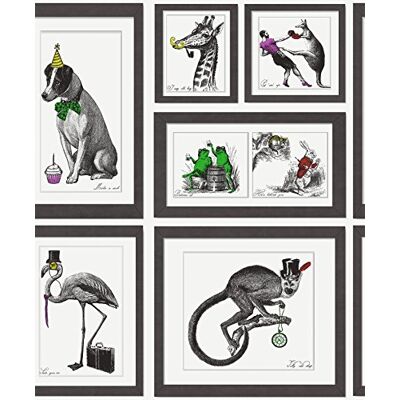 Holden Decor Collage de Chiens Fous Multi - Papier Peint Original - Publicité Holden Decor Collage de Chiens Fous Multi - Papier Peint Original - Publicité