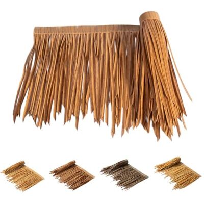 RTVGNSZSJL Chaume De Toit En Paille Ignifuge Toit De Chaume De Palmier Style Mexicain Panneaux De Toit De Chaume Pour Tiki Bar Pavillon Jardin Gazeb(Brown,12pcs) - Publicité RTVGNSZSJL Chaume De Toit En Paille Ignifuge Toit De Chaume De Palmier Style Mexicain Panneaux De Toit De Chaume Pour Tiki Bar Pavillon Jardin Gazeb(Brown,12pcs) - Publicité