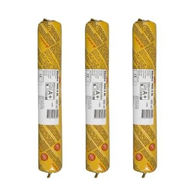 Sika Sikaflex PRO 3 SL - Gris béton - 3 recharges - Mastic - Publicité Sika Sikaflex PRO 3 SL - Gris béton - 3 recharges - Mastic - Publicité