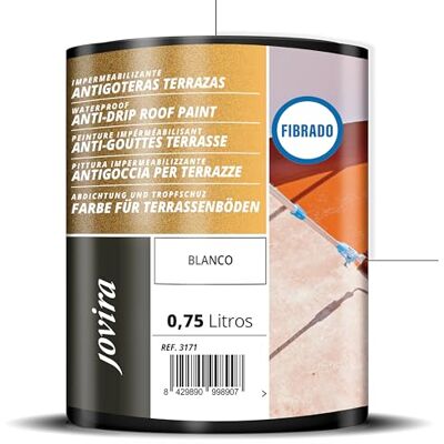 JOVIRA PINTURAS - Impermeabilizante Antigoteras Terrazas - Blanc - Publicité JOVIRA PINTURAS - Impermeabilizante Antigoteras Terrazas - Blanc - Publicité