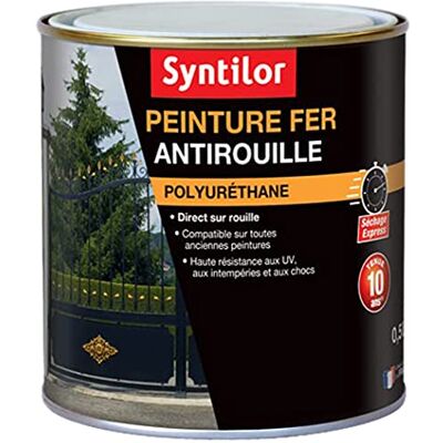 Syntilor Peinture Fer Ultra Protect Gris Alu Satiné RAL 7040 0,5L - Publicité Syntilor Peinture Fer Ultra Protect Gris Alu Satiné RAL 7040 0,5L - Publicité