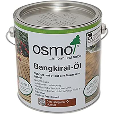 Osmo Bangkirai 016 Huile pour terrasse Foncé 2,5 l - Publicité Osmo Bangkirai 016 Huile pour terrasse Foncé 2,5 l - Publicité
