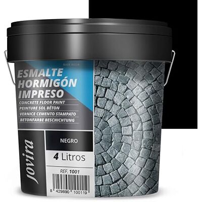 Jovira Pinturas - Peinture Émail - Noir - 4L - Publicité Jovira Pinturas - Peinture Émail - Noir - 4L - Publicité