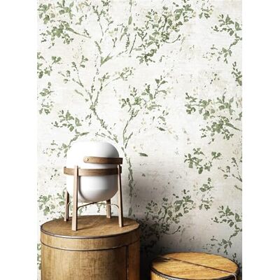 Newroom Papier Peint Intissé Vert Feuilles Floral Champêtre Salon - Publicité Newroom Papier Peint Intissé Vert Feuilles Floral Champêtre Salon - Publicité