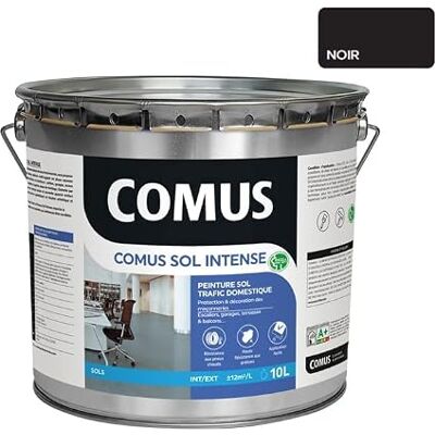 comus SOL INTENSE NOIR 10L Peinture sols intérieurs et extérieurs. trafic intense/professionnel - Publicité comus SOL INTENSE NOIR 10L Peinture sols intérieurs et extérieurs. trafic intense/professionnel - Publicité