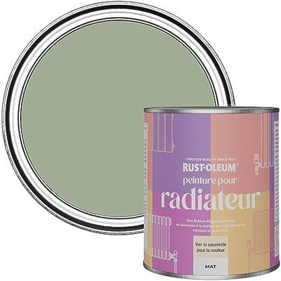Rust-Oleum Peinture Verte Résistante à la chaleur pour Radiateur, Finition Mate Vert Khaki 750ml - Publicité Rust-Oleum Peinture Verte Résistante à la chaleur pour Radiateur, Finition Mate Vert Khaki 750ml - Publicité