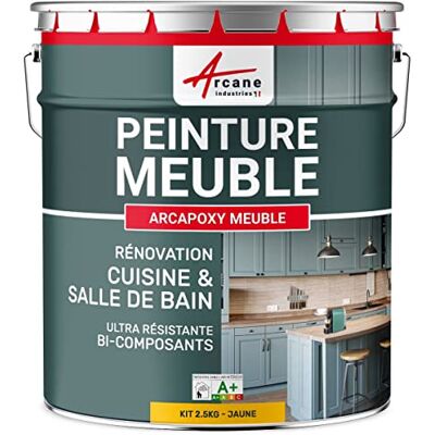 ARCANIndustries Modèle Jaune - Peinture pour meubles de cuisine et placards - Publicité ARCANIndustries Modèle Jaune - Peinture pour meubles de cuisine et placards - Publicité