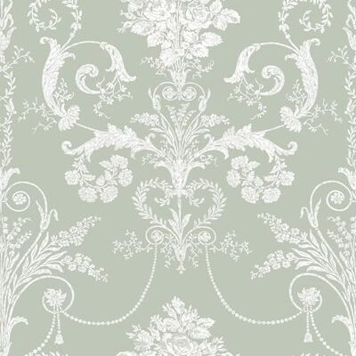 Papier Peint Josette de Laura Ashley - Style damasqué - Glamour français - Papier peint - Publicité Papier Peint Josette de Laura Ashley - Style damasqué - Glamour français - Papier peint - Publicité