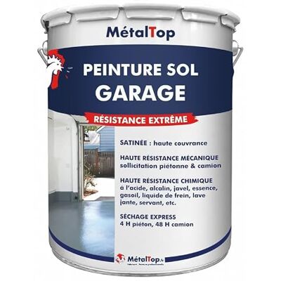 Metaltop Peinture Sol Garage Ivoire Ton pierre RAL 1015-1 L Résistance aux taches, huiles et passages répétés - Publicité Metaltop Peinture Sol Garage Ivoire Ton pierre RAL 1015-1 L Résistance aux taches, huiles et passages répétés - Publicité