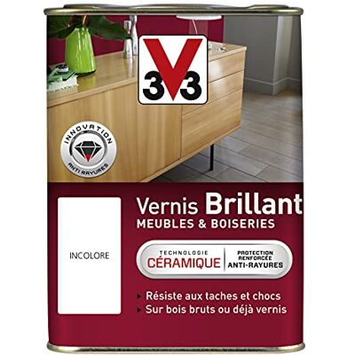 V33 Vernis Bois Transparent - Publicité V33 Vernis Bois Transparent - Publicité