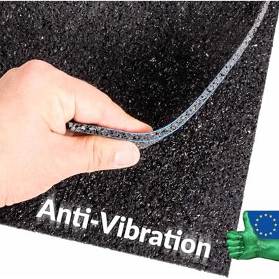 ANRO Mega Tapis de protection de bâtiment, anti-vibration, en caoutchouc, super, dimensions : 1200 x 800 x 20 mm - Publicité ANRO Mega Tapis de protection de bâtiment, anti-vibration, en caoutchouc, super, dimensions : 1200 x 800 x 20 mm - Publicité