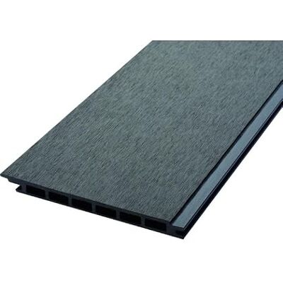 MCCOVER Lame de bardage bois composite alvéolaire L 270 cm/l 17,1 cm/E 1, 5 cm Gris anthracite, ep.1.5cm, l.17.1 cm, L.270 cm - Publicité MCCOVER Lame de bardage bois composite alvéolaire L 270 cm/l 17,1 cm/E 1, 5 cm Gris anthracite, ep.1.5cm, l.17.1 cm, L.270 cm - Publicité