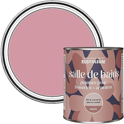 Rust-Oleum - Bathroom Wood and Cabinet - Dusky Pink - Peinture - Publicité Rust-Oleum - Bathroom Wood and Cabinet - Dusky Pink - Peinture - Publicité