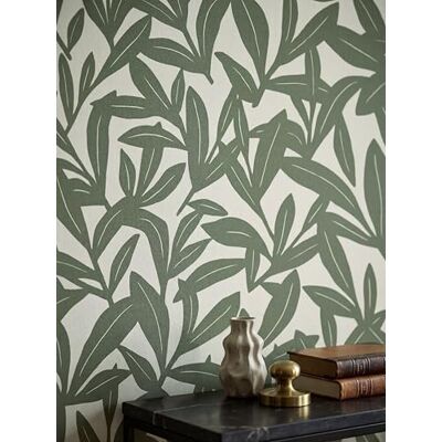 Newroom Papier Peint Intissé Vert Motif Feuilles pour salon et chambre Papier Peint Botanique Vert Feuillage Structuré Nature Made in Germany 10,05x0,53m - Publicité Newroom Papier Peint Intissé Vert Motif Feuilles pour salon et chambre Papier Peint Botanique Vert Feuillage Structuré Nature Made in Germany 10,05x0,53m - Publicité