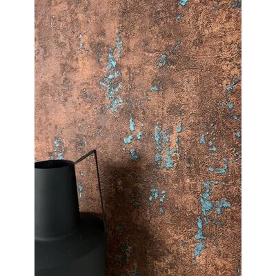 Newroom Papier peint Marron Béton Intissé Moderne Grille Turquoise Enduit Lave Industriel - Publicité Newroom Papier peint Marron Béton Intissé Moderne Grille Turquoise Enduit Lave Industriel - Publicité