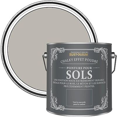 Rust-Oleum - Peinture sol résistante rayures gris foncé - Mate - Publicité Rust-Oleum - Peinture sol résistante rayures gris foncé - Mate - Publicité