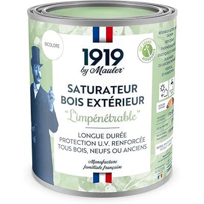 MAULER 1919 by Saturateur bois extérieur Incolore 1L Terrasse et Bardage tout bois Qualité Professionnelle - Publicité MAULER 1919 by Saturateur bois extérieur Incolore 1L Terrasse et Bardage tout bois Qualité Professionnelle - Publicité
