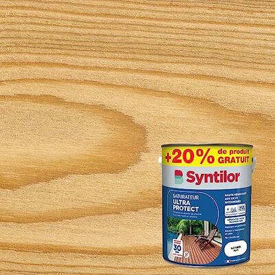 Syntilor Saturateur Ultra Protect Naturel 5L+20% - Publicité Syntilor Saturateur Ultra Protect Naturel 5L+20% - Publicité