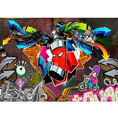 Papier peint intissé street art Graffiti 352 x 250 cm Toison Mur XXL Tableaux Muraux Tapisserie Photo Décoration Murale Salon Chambre Coloré 9063011a - Publicité Papier peint intissé street art Graffiti 352 x 250 cm Toison Mur XXL Tableaux Muraux Tapisserie Photo Décoration Murale Salon Chambre Coloré 9063011a - Publicité