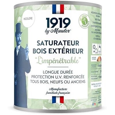 MAULER 1919 by Saturateur bois extérieur Incolore 5L Terrasse et Bardage tout bois Qualité Professionnelle - Publicité MAULER 1919 by Saturateur bois extérieur Incolore 5L Terrasse et Bardage tout bois Qualité Professionnelle - Publicité