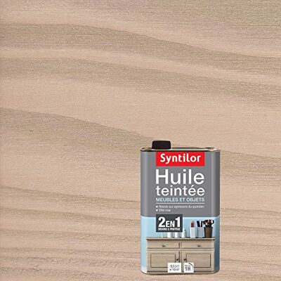 Syntilor Huile Teintée Meubles Et Objets Chêne Vieilli Irisé 0,5L - Publicité Syntilor Huile Teintée Meubles Et Objets Chêne Vieilli Irisé 0,5L - Publicité