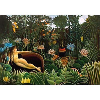1art1 Henri Rousseau Le Rêve, 1910, 3 Parties Poster Papier Peint 360x250 cm - Publicité 1art1 Henri Rousseau Le Rêve, 1910, 3 Parties Poster Papier Peint 360x250 cm - Publicité