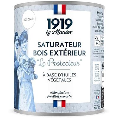 MAULER 1919 BY Saturateur terrasse et bardage Climats Extrêmes 5L Teinte bois clair Mat A base d'huile végétale Le Protecteur - Publicité MAULER 1919 BY Saturateur terrasse et bardage Climats Extrêmes 5L Teinte bois clair Mat A base d'huile végétale Le Protecteur - Publicité