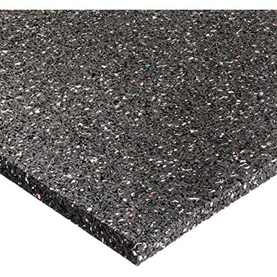 ANRO Tapis de protection de bâtiment, anti-vibration, anti-chute, en caoutchouc, noir, tapis de terrasse, 600 x 600 x 15 mm - Publicité ANRO Tapis de protection de bâtiment, anti-vibration, anti-chute, en caoutchouc, noir, tapis de terrasse, 600 x 600 x 15 mm - Publicité