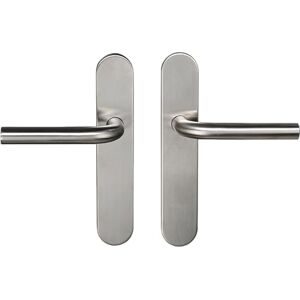 Bricard 666459 Ensemble poignées INOX sur Plaque Tempo New Wave pour Porte intérieure sans clé (Bec de Cane) - Publicité Bricard 666459 Ensemble poignées INOX sur Plaque Tempo New Wave pour Porte intérieure sans clé (Bec de Cane) - Publicité