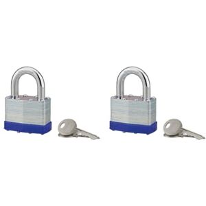 THIRARD Lot de 2 Cadenas SLICE 50 mm S'entrouvrant Corps Acier à Lamelles Anse Acier Cémenté Nickelé Finition Zingué Pour Utilisation Intérieure 4 Clés Laiton Nickelé - Publicité THIRARD Lot de 2 Cadenas SLICE 50 mm S'entrouvrant Corps Acier à Lamelles Anse Acier Cémenté Nickelé Finition Zingué Pour Utilisation Intérieure 4 Clés Laiton Nickelé - Publicité